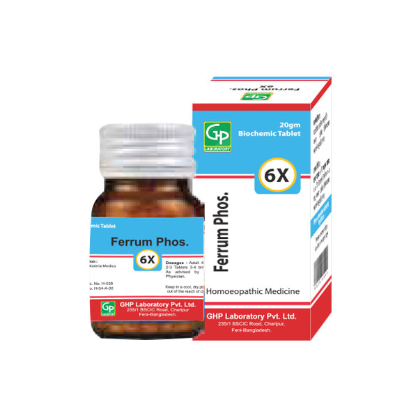 Ferrum Phos 6X — Biochemic Tablet