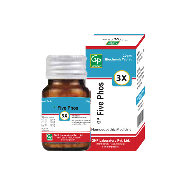 Five Phos 3X — Biochemic Tablet